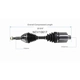 Purchase Top-Quality GSP NORTH AMERICA - NCV10617 - CV Axle Assembly - Front pa2