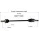 Purchase Top-Quality GSP NORTH AMERICA - NCV11005 - CV Axle Assembly - Rear Left pa2