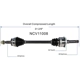 Purchase Top-Quality GSP NORTH AMERICA - NCV11008 - CV Axle Assembly - Rear pa4