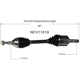 Purchase Top-Quality GSP NORTH AMERICA - NCV11019 - CV Axle Assembly pa2