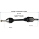 Purchase Top-Quality GSP NORTH AMERICA - NCV11046 - CV Axle Assembly - Front Left pa3