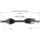 Purchase Top-Quality GSP NORTH AMERICA - NCV11056 - CV Axle Assembly - Front Left pa6