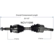 Purchase Top-Quality GSP NORTH AMERICA - NCV11096 - CV Axle Assembly - Front Left pa4