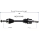 Purchase Top-Quality GSP NORTH AMERICA - NCV11149 - CV Axle Assembly - Front Left pa6