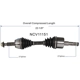 Purchase Top-Quality GSP NORTH AMERICA - NCV11151 - CV Axle Assembly - Front Left pa2