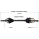 Purchase Top-Quality GSP NORTH AMERICA - NCV11153 - CV Axle Assembly - Front Left pa4