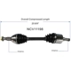 Purchase Top-Quality GSP NORTH AMERICA - NCV11198 - CV Axle Assembly - Front Left pa2