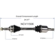 Purchase Top-Quality GSP NORTH AMERICA - NCV11506 - CV Axle Assembly - Front left pa2