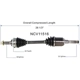 Purchase Top-Quality GSP NORTH AMERICA - NCV11516 - CV Axle Assembly - Front Left pa6