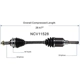 Purchase Top-Quality GSP NORTH AMERICA - NCV11528 - CV Axle Assembly pa2