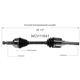 Purchase Top-Quality GSP NORTH AMERICA - NCV11541 - CV Axle Assembly - Front Left pa2