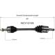 Purchase Top-Quality GSP NORTH AMERICA - NCV12105 - CV Axle Assembly - Front Left pa2