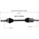 Purchase Top-Quality GSP NORTH AMERICA - NCV12503 - CV Axle Assembly - Front Left pa3
