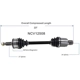 Purchase Top-Quality GSP NORTH AMERICA - NCV12508 - CV Axle Assembly - Front Left pa3