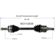 Purchase Top-Quality GSP NORTH AMERICA - NCV12535 - CV Axle Assembly pa2