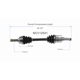 Purchase Top-Quality GSP NORTH AMERICA - NCV12541 - CV Axle Assembly - Front Left pa2