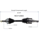 Purchase Top-Quality GSP NORTH AMERICA - NCV12563 - CV Axle Assembly - Front Left pa4