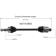 Purchase Top-Quality GSP NORTH AMERICA - NCV12565 - CV Axle Assembly - Front Left pa6
