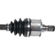 Purchase Top-Quality GSP NORTH AMERICA - NCV21058 - CV Axle Assembly - Rear Left pa3