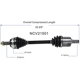 Purchase Top-Quality GSP NORTH AMERICA - NCV21501 - CV Axle Assembly - Front Left pa4