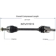 Purchase Top-Quality GSP NORTH AMERICA - NCV21519 - CV Axle Assembly - Front Left pa3