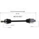 Purchase Top-Quality GSP NORTH AMERICA - NCV21531 - CV Axle Assembly - Front Left pa6