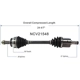 Purchase Top-Quality GSP NORTH AMERICA - NCV21548 - CV Axle Assembly pa6