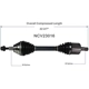 Purchase Top-Quality GSP NORTH AMERICA - NCV23016 - CV Axle Assembly pa6