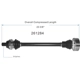 Purchase Top-Quality GSP NORTH AMERICA - NCV23018 - CV Axle Assembly - Rear Left pa2