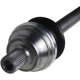 Purchase Top-Quality GSP NORTH AMERICA - NCV23038 - CV Axle Assembly - Rear Left pa6