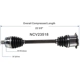 Purchase Top-Quality GSP NORTH AMERICA - NCV23518 - CV Axle Assembly - Front Left pa2