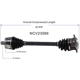 Purchase Top-Quality GSP NORTH AMERICA - NCV23589 - CV Axle Assembly - Front Left pa6