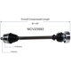 Purchase Top-Quality GSP NORTH AMERICA - NCV23593 - CV Axle Assembly - Front Left pa2