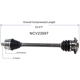 Purchase Top-Quality GSP NORTH AMERICA - NCV23597 - CV Axle Assembly - Front Left pa2