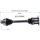 Purchase Top-Quality GSP NORTH AMERICA - NCV23906 - CV Axle Assembly - Front pa4