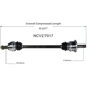 Purchase Top-Quality GSP NORTH AMERICA - NCV27017 - CV Axle Assembly - Rear Left pa4