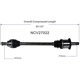 Purchase Top-Quality GSP NORTH AMERICA - NCV27022 - CV Axle Assembly - Rear Left pa1