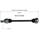 Purchase Top-Quality GSP NORTH AMERICA - NCV27026 - CV Axle Assembly - Rear Right pa5