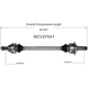 Purchase Top-Quality GSP NORTH AMERICA - NCV27041 - CV Axle Assembly - Rear Left pa3