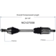 Purchase Top-Quality GSP NORTH AMERICA - NCV27058 - CV Axle Assembly - Front Left pa1
