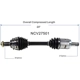 Purchase Top-Quality GSP NORTH AMERICA - NCV27501 - CV Axle Assembly - Front Left pa3
