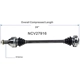 Purchase Top-Quality GSP NORTH AMERICA - NCV27916 - CV Axle Assembly - Rear Left pa2