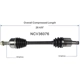Purchase Top-Quality GSP NORTH AMERICA - NCV36076 - CV Axle Assembly - Front Left pa4
