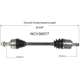 Purchase Top-Quality GSP NORTH AMERICA - NCV36077 - CV Axle Assembly - Front Left pa3