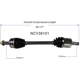 Purchase Top-Quality GSP NORTH AMERICA - NCV36101 - CV Axle Assembly pa12