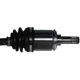 Purchase Top-Quality GSP NORTH AMERICA - NCV36140 - CV Axle Assembly - Rear Left pa7