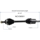 Purchase Top-Quality GSP NORTH AMERICA - NCV36501 - CV Axle Assembly - Front Left pa6