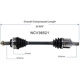 Purchase Top-Quality GSP NORTH AMERICA - NCV36521 - CV Axle Assembly - Front Left pa6