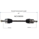 Purchase Top-Quality GSP NORTH AMERICA - NCV36550 - CV Axle Assembly - Front Left pa6