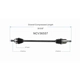 Purchase Top-Quality GSP NORTH AMERICA - NCV36557 - CV Axle Assembly pa6
